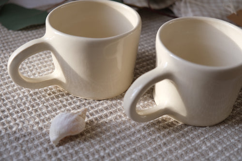 Sienna Mug, milk white