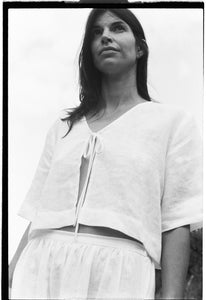 Clémence Top, white