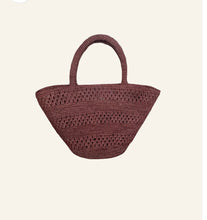 Load image into Gallery viewer, Penne Raffia Bag - Cioccolato, Mimmi