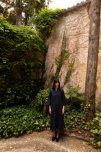 Load image into Gallery viewer, Mille Caftan, dark blue linen