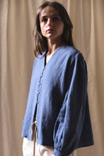 Load image into Gallery viewer, Alais Shirt, blue stripes