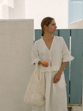 Load image into Gallery viewer, Marguerite top, ivory
