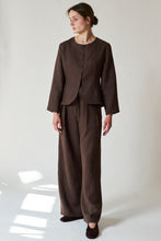 Load image into Gallery viewer, Laure tailored trousers, brown
