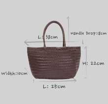 Load image into Gallery viewer, Braided Bag, chocolate