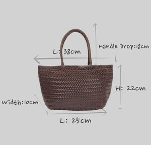 Braided Bag, chocolate