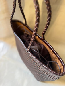 Braided Bag, chocolate