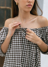 Load image into Gallery viewer, Gisèlle Dress, brown gingham