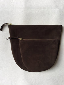 Clutch Louna - Chocolat Noir