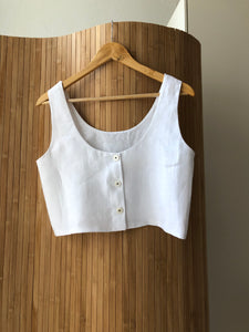 Sabrine Top, white