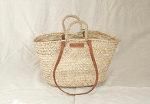 Load image into Gallery viewer, Bast bag Sóller and Deià with leather handles