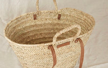 Load image into Gallery viewer, Bast bag Sóller and Deià with leather handles